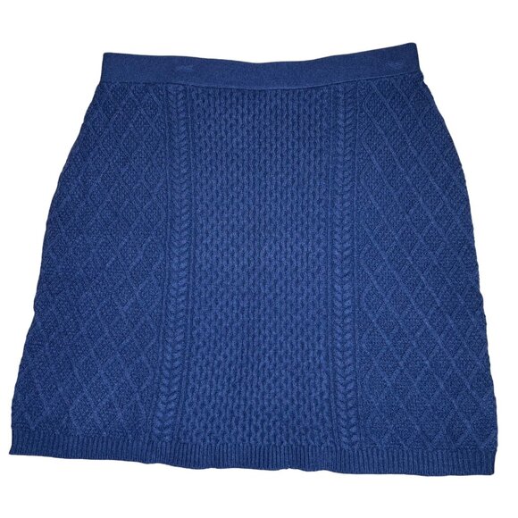 Lilly Pulitzer Dresses & Skirts - Lilly Pulitzer Womens Blue Textured Knit Skirt 44% Viscose  Size Large